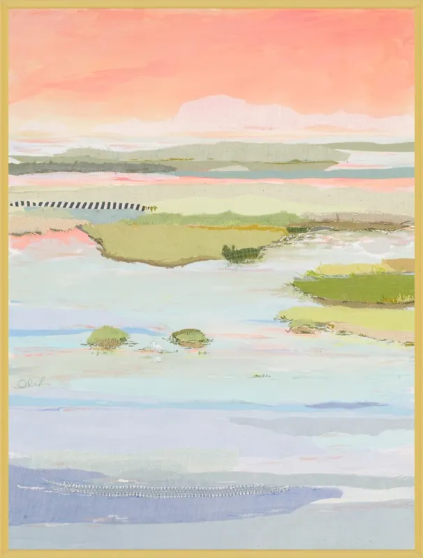 Marsh Blush West by Karin Olah for Artfully Walls