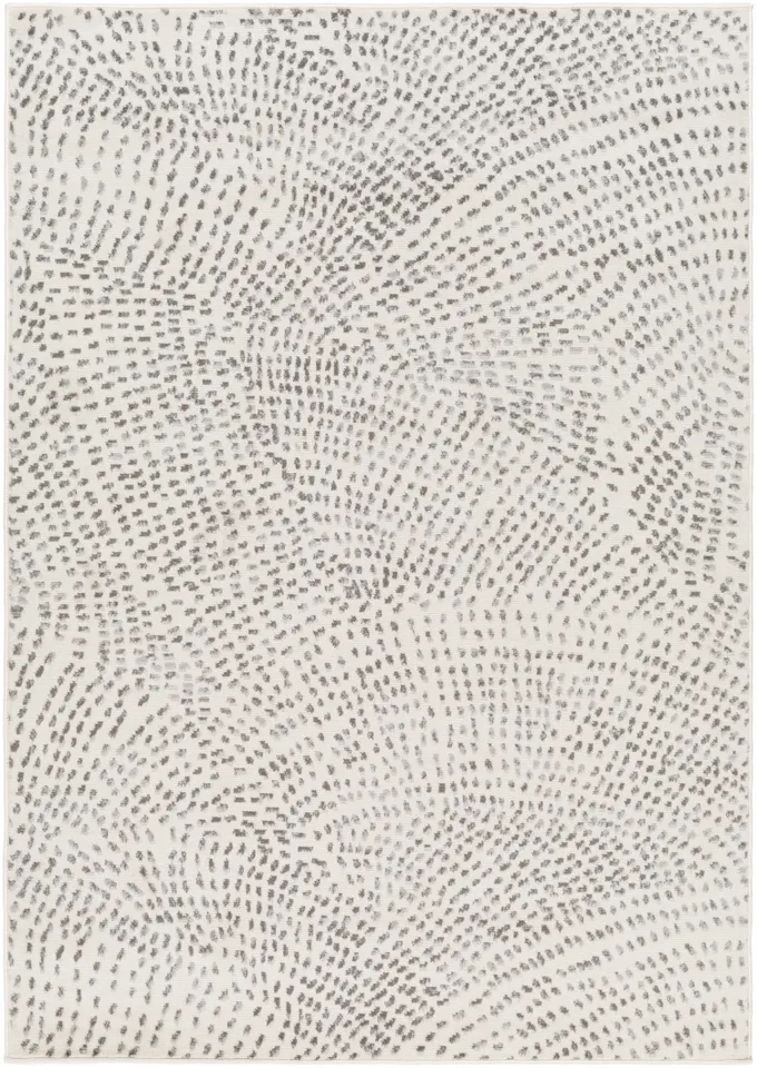 Pisa Beige Indoor 6'7" x 9' Machine Woven Rug