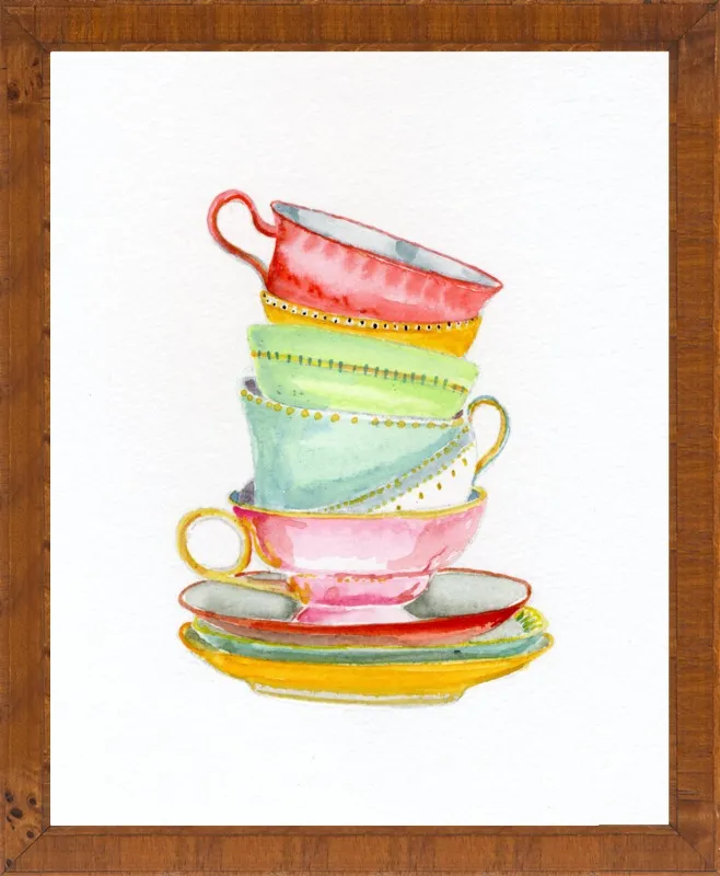 Teacups by Miri Eshet for Artfully Walls