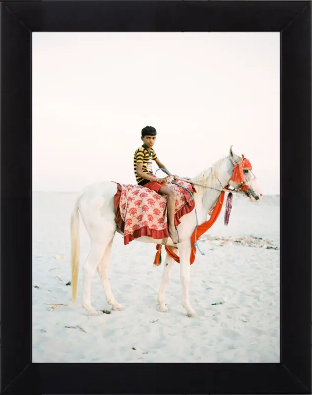 Boy on Horse by Andrew Jacona for Artfully Walls