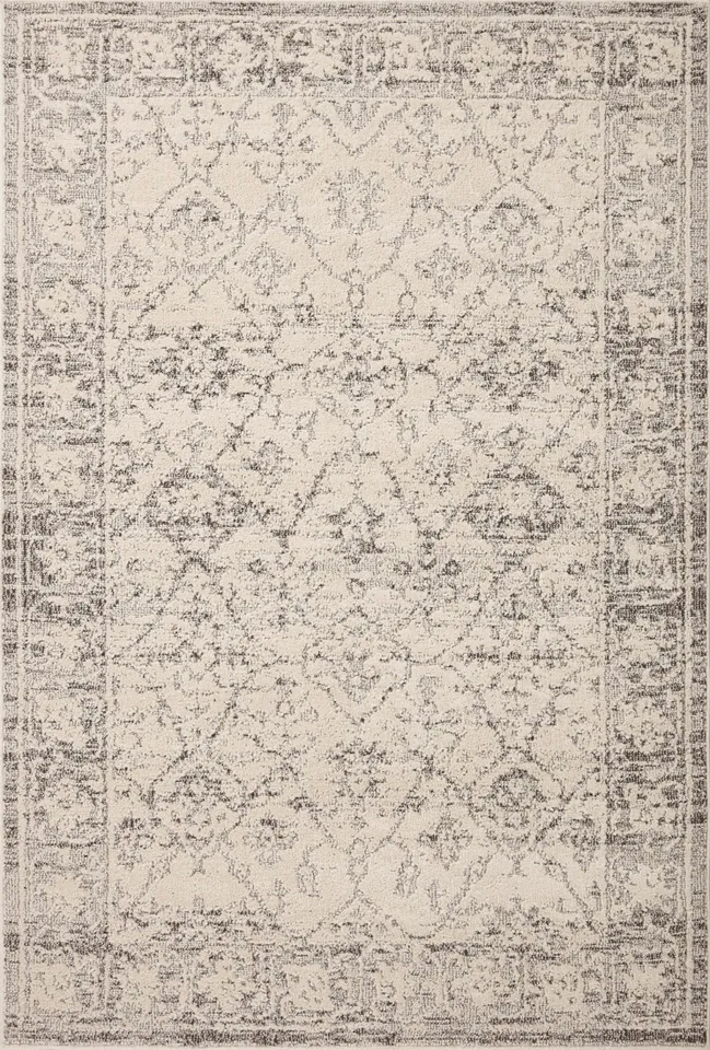 Magnolia Home by Joanna Gaines x Loloi Gigi Ivory / Stone 7'-10" x 10'