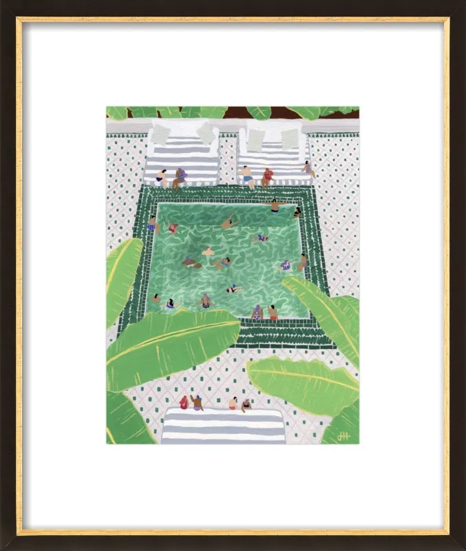 Green Riad by Joanne Ho for Artfully Walls