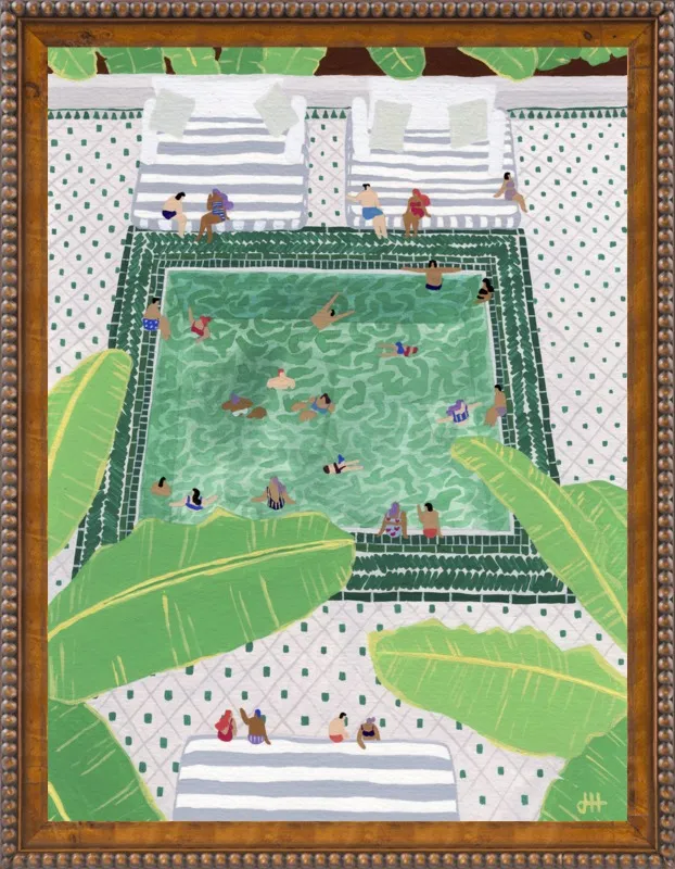 Green Riad by Joanne Ho for Artfully Walls