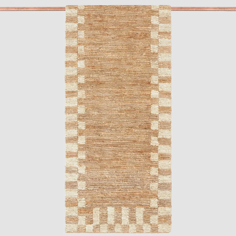 The Citizenry Elora Jute Accent Rug | 2.5' x 8' | Ecru