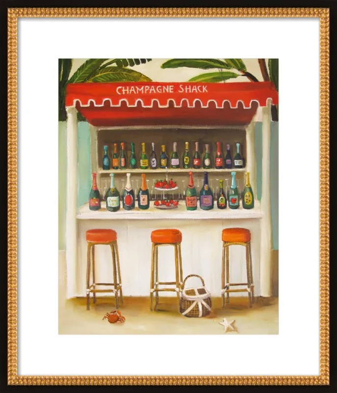 Champagne Shack by Janet Hill for Artfully Walls