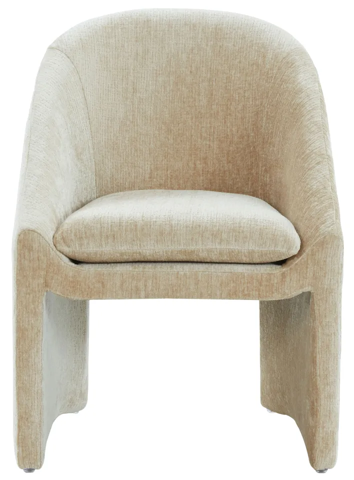 Safavieh Couture Kagan Chenille Dining Chair, Taupe