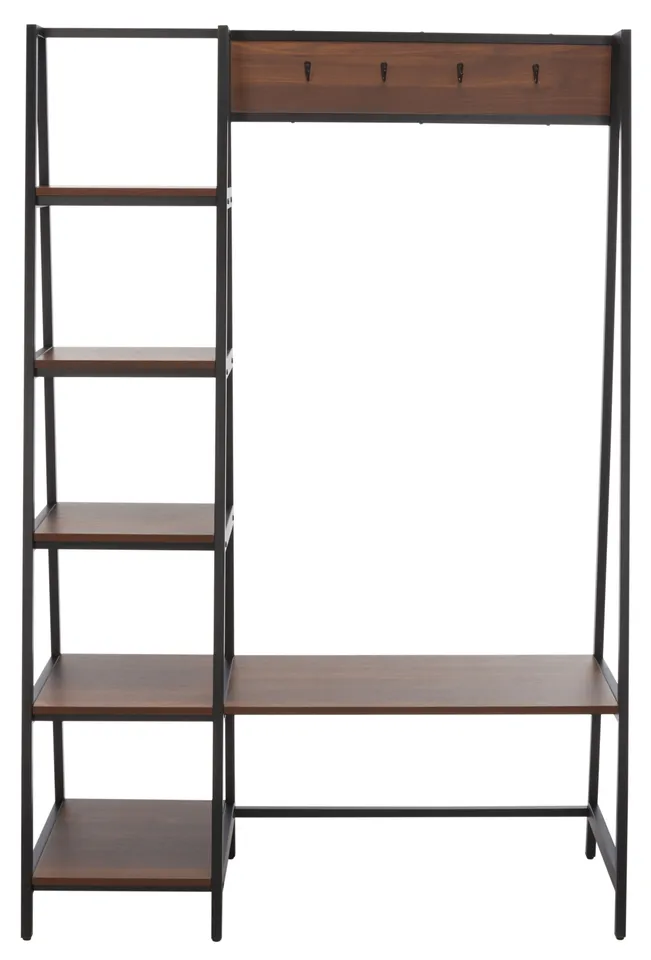 Akasha Hall Tree - Walnut / Black