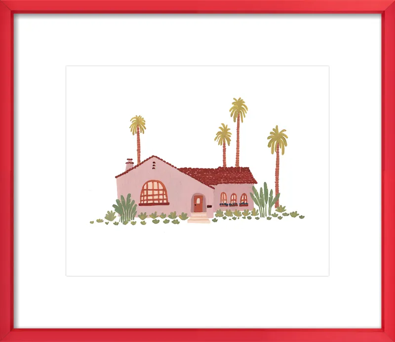 Pink Bungalow by Taylor Ann for Artfully Walls