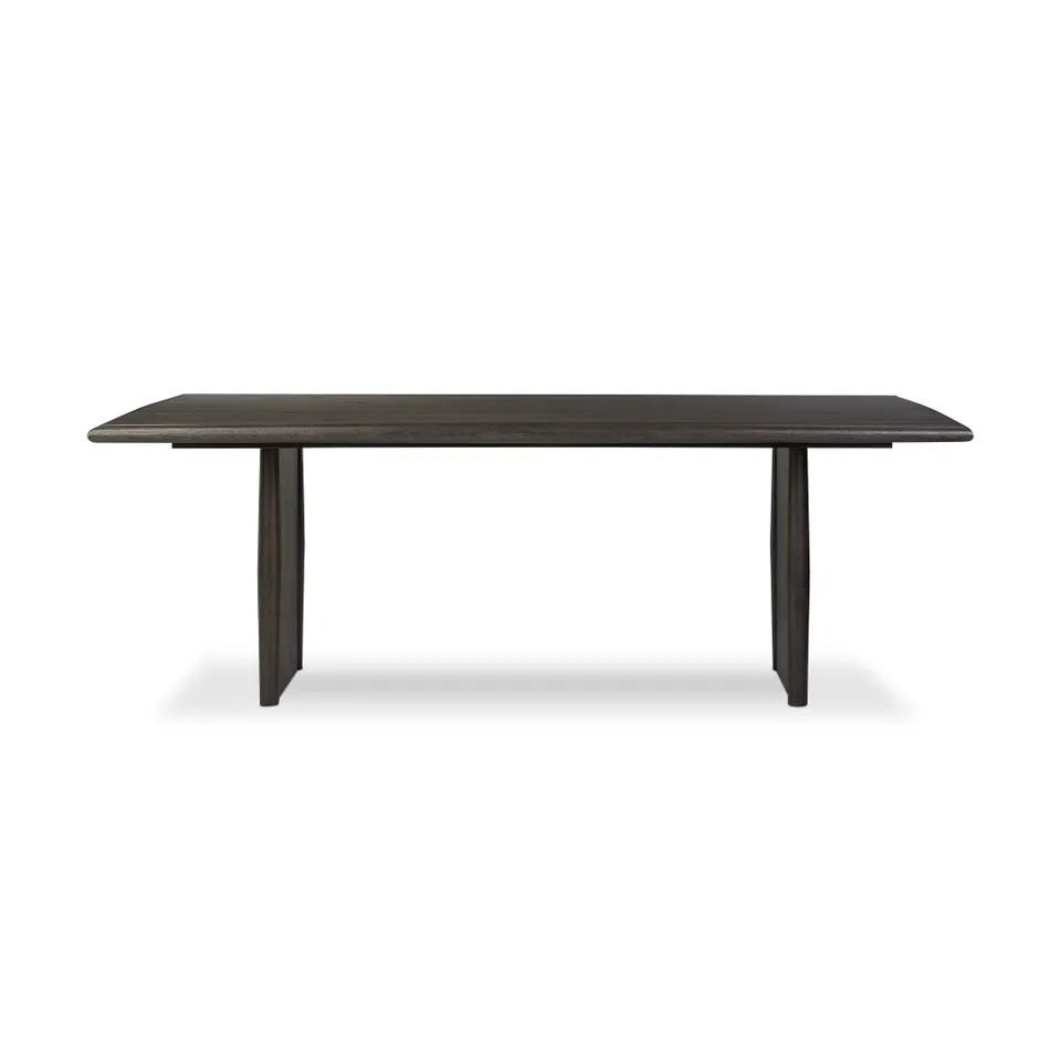 Glenview Dining Table - Smoked Black Oak