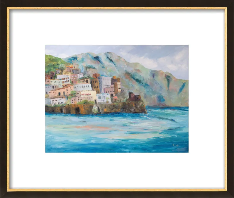 Amalfi Coast by Renee A Ortiz for Artfully Walls