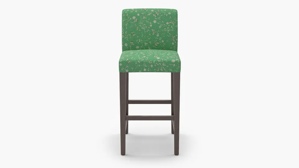 Signature Dining Bar Stool, Kelly Mariposa, Espresso Square Tapered Leg