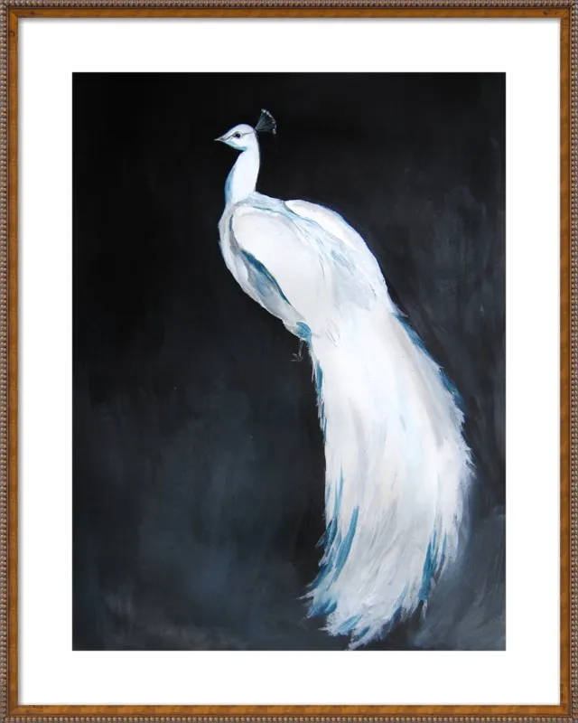 White Peacock II by Christine Lindstrom for Artfully Walls