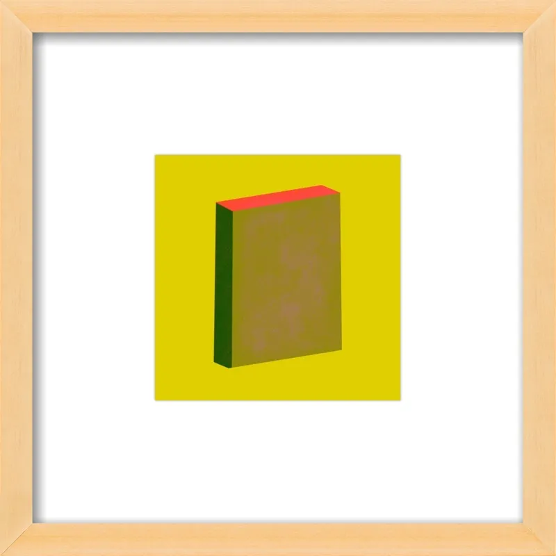 Color Books 4, Olive, Forest, Hot Red & Pear Green by Jessica Poundstone for Artfully Walls