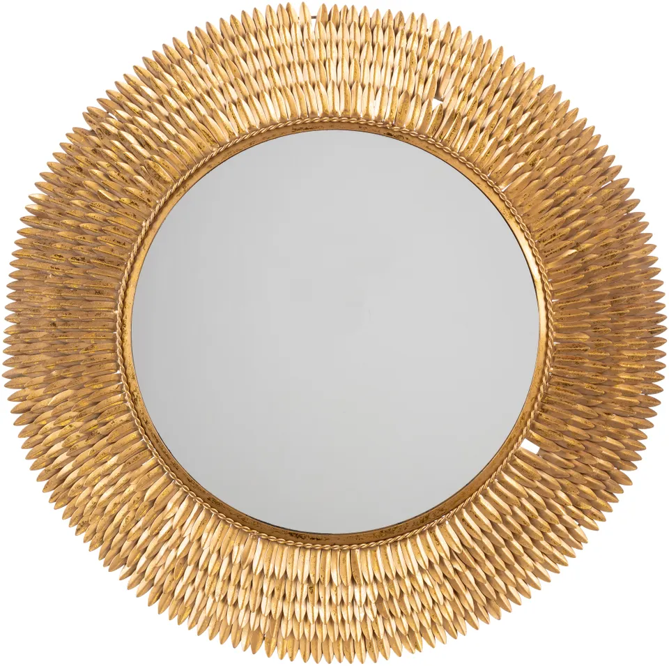 Anubis Gold 32"H x 32"W x 1"D Accent Mirror