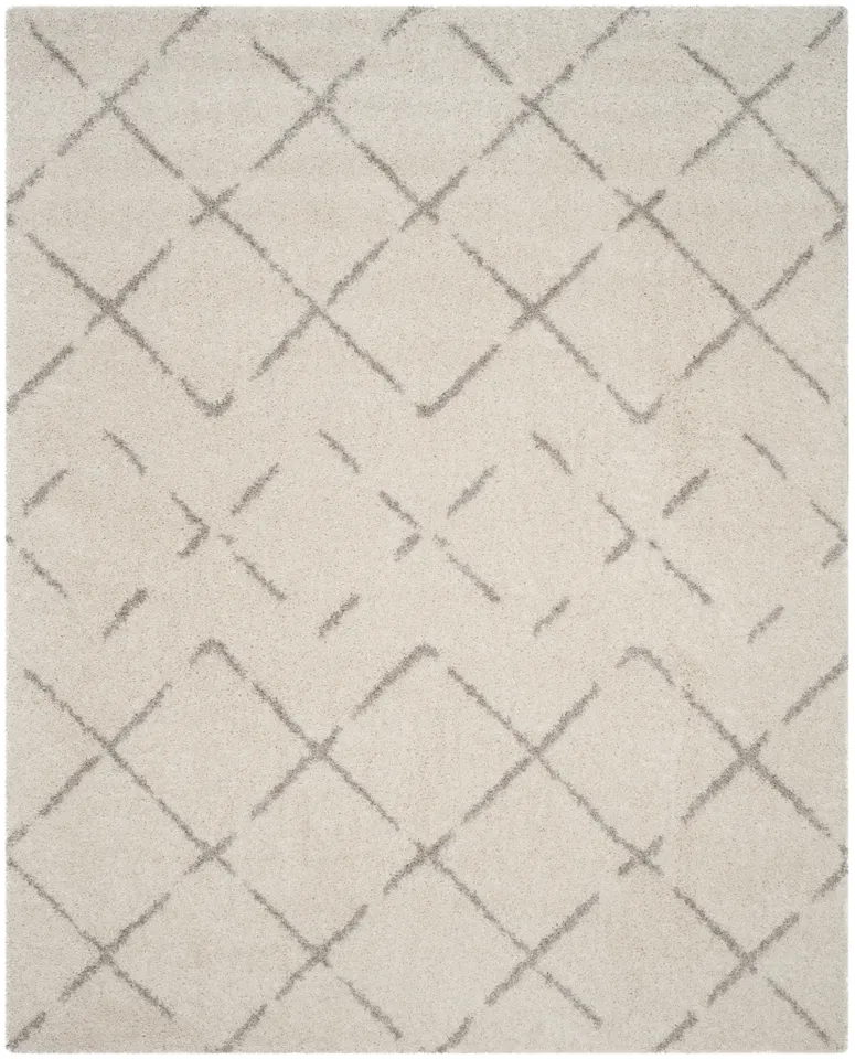 Arlo Home Woven Area Rug, ASG743A, Ivory/Beige,  8' X 10'