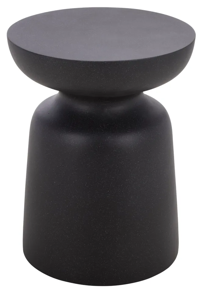 Tina Mushroom Accent Table - Black