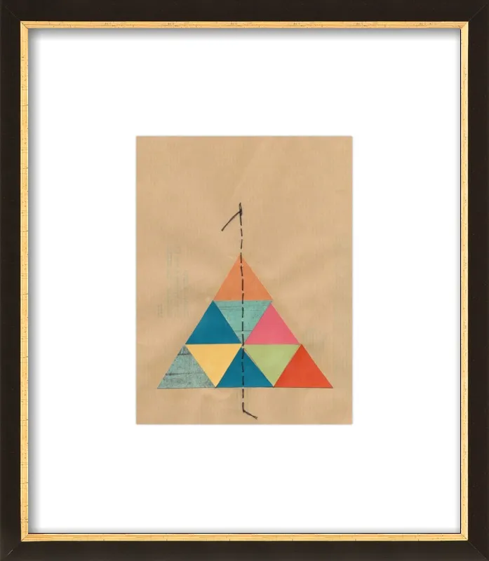 Pyramid Series 1 by Jan Weiss for Artfully Walls