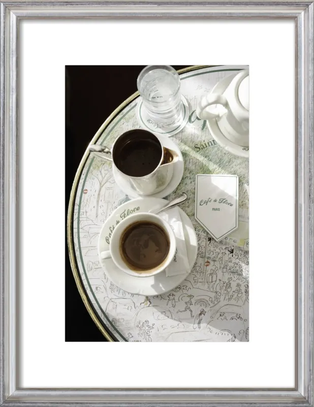 Chocolat chaud au Café de Flore by Lauren & Annael Tolila for Artfully Walls