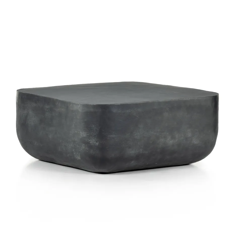 Basil Square Outdoor Coffee Table - Aged Grey
