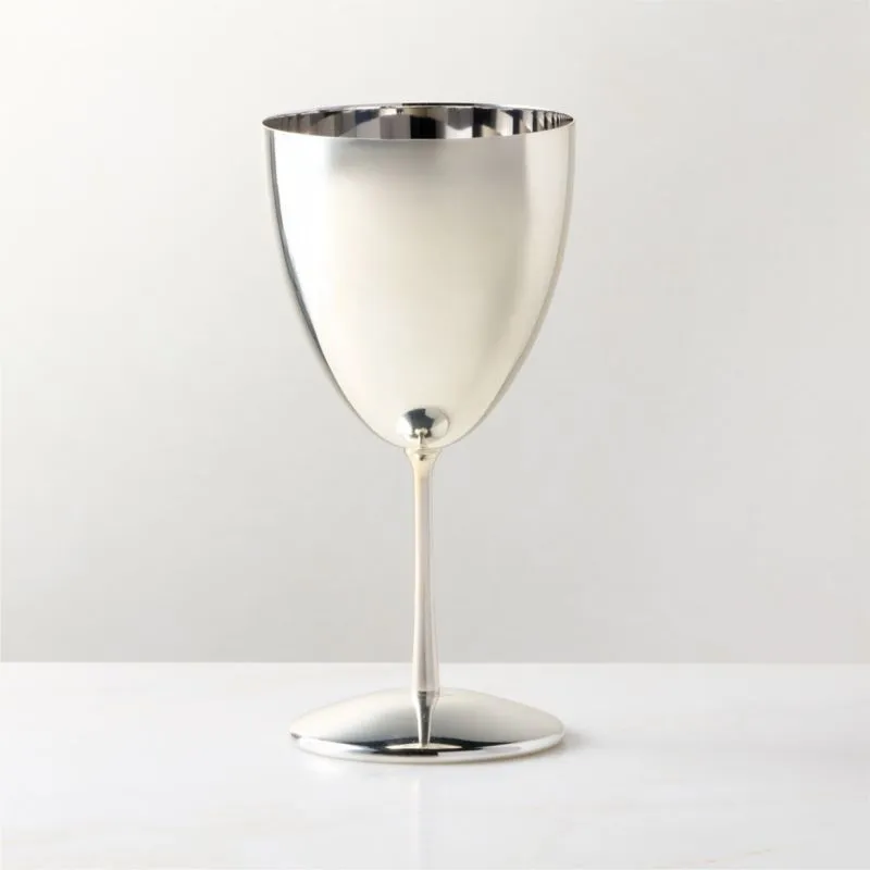 Emporia Stainless Steel Nick & Nora Glasses Set of 4