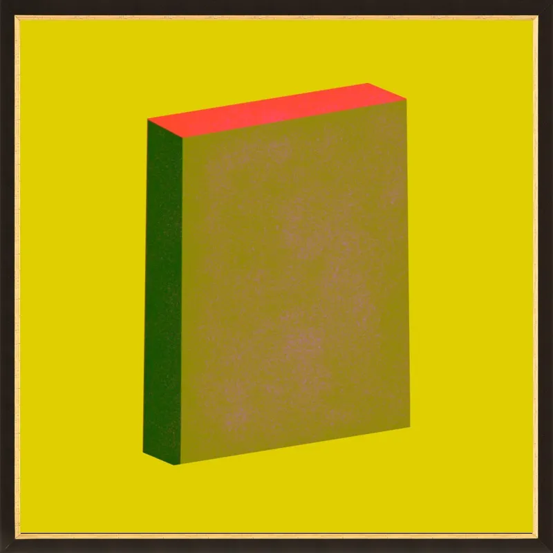 Color Books 4, Olive, Forest, Hot Red & Pear Green by Jessica Poundstone for Artfully Walls