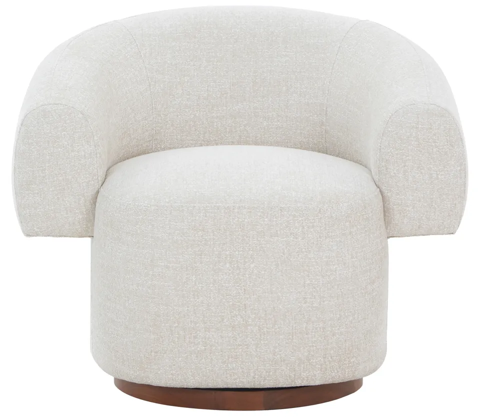 Safavieh Couture Kerriann Swivel Chair, Taupe