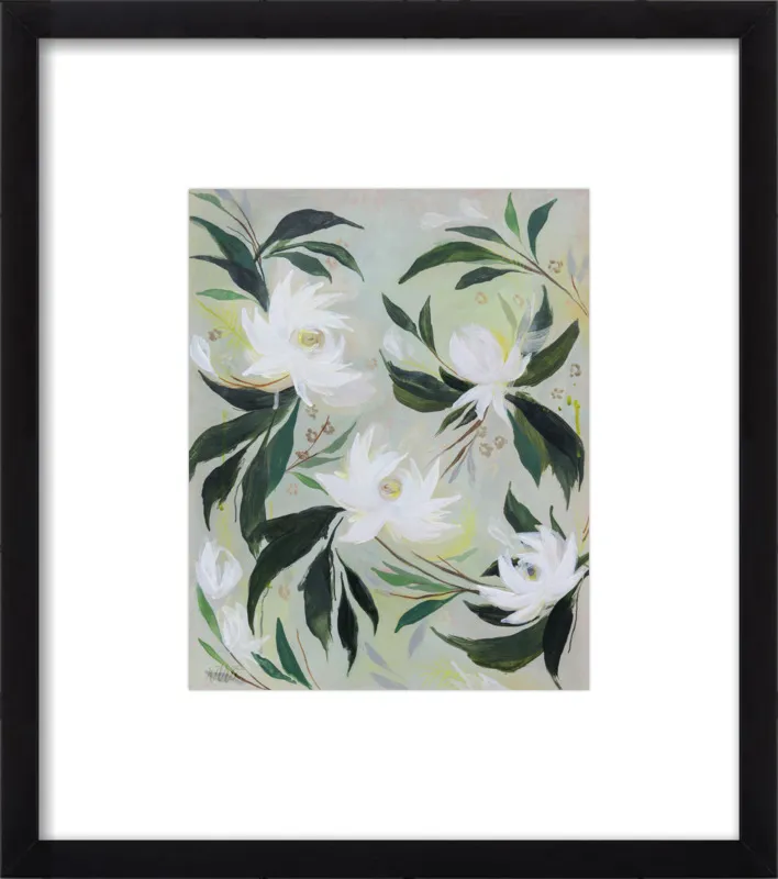 White Gardenia by Rachel Roe for Artfully Walls