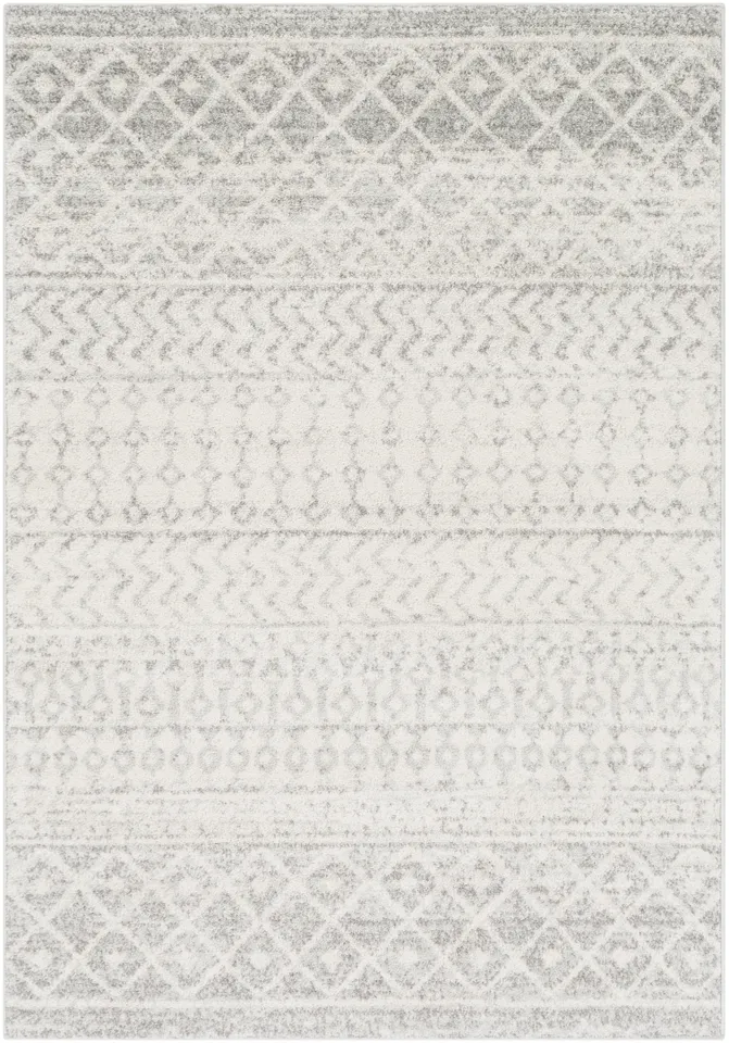 Elaziz Gray Indoor 3'11" x 5'7" Machine Woven Rug