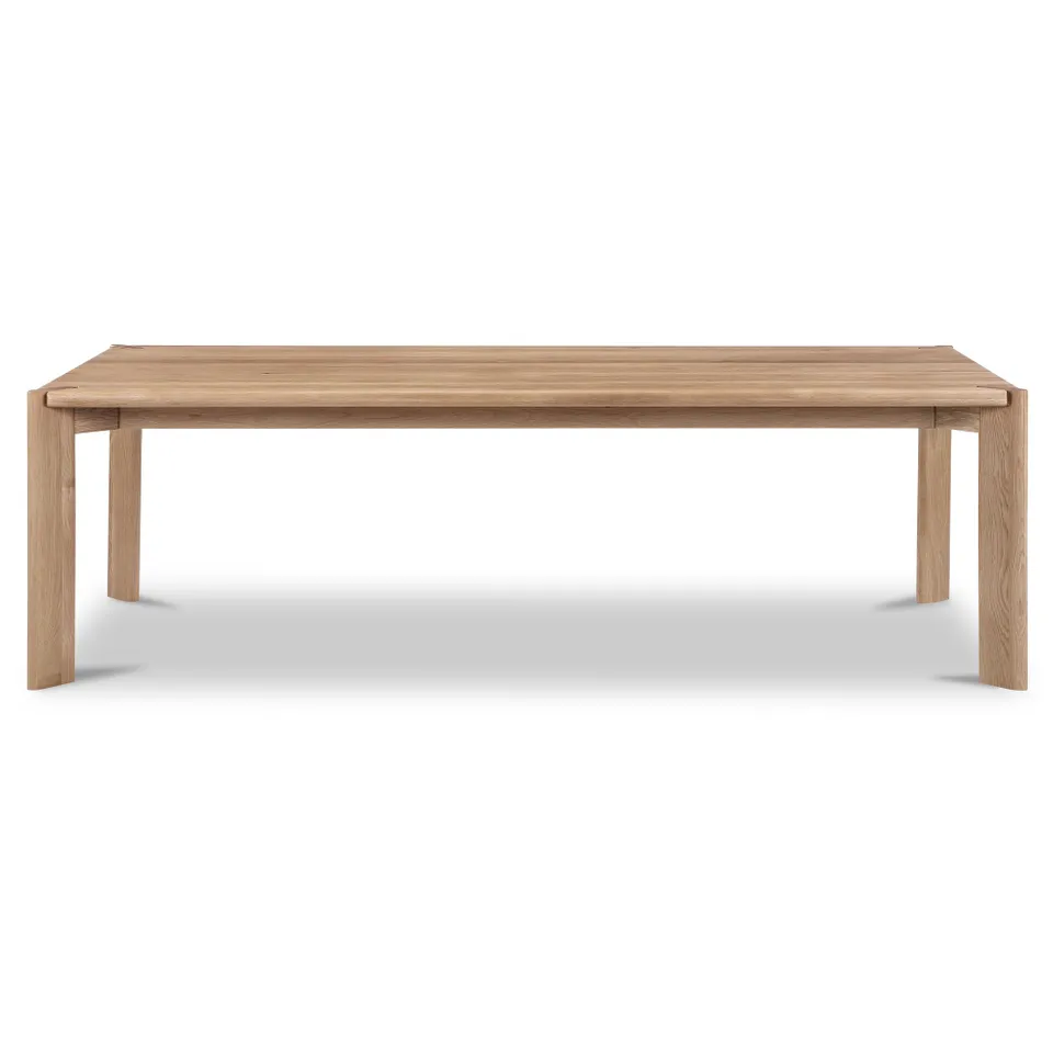 Daifuku Large Dining Table Brushed Natural Oak