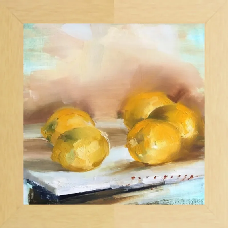 "Lemons" by Georgesse Gomez for Artfully Walls