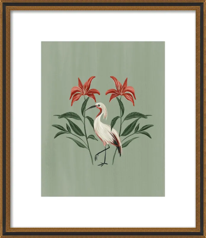 Tropical Crane by Nancy Noreth for Artfully Walls