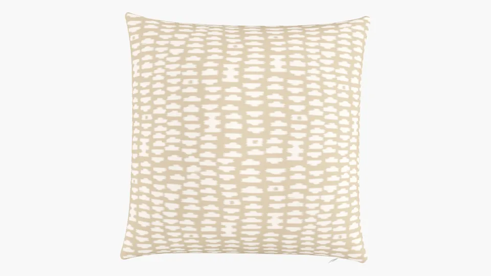 Outdoor 22" Throw Pillow, Sand Odalisque, 22" x 22"