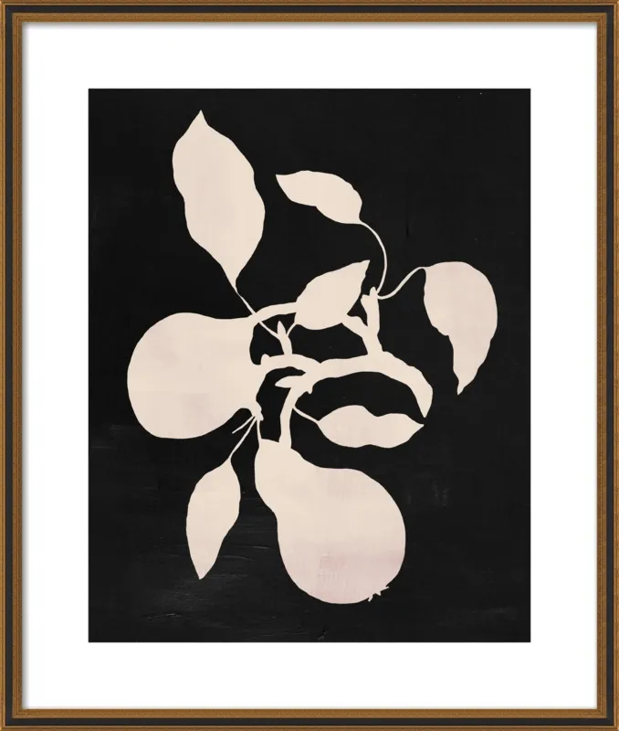 pears black and white by Ruti Shaashua for Artfully Walls