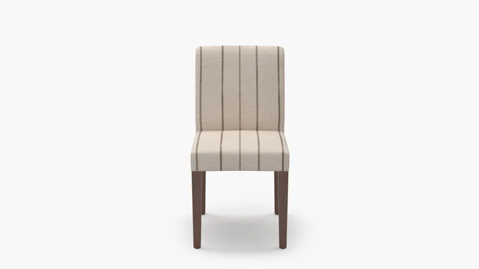 Signature Dining Chair, Cocoa Felix, Walnut Square Tapered Leg