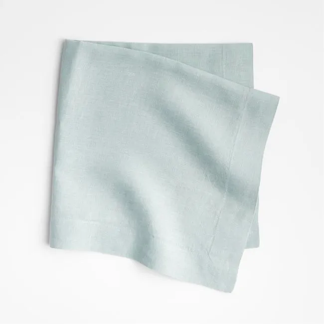 Marin Quiet Blue European Linen Napkin