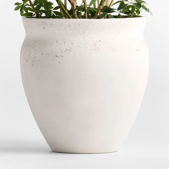 Illara 19.7" x 18.9" Ivory Indoor/Outdoor Planter