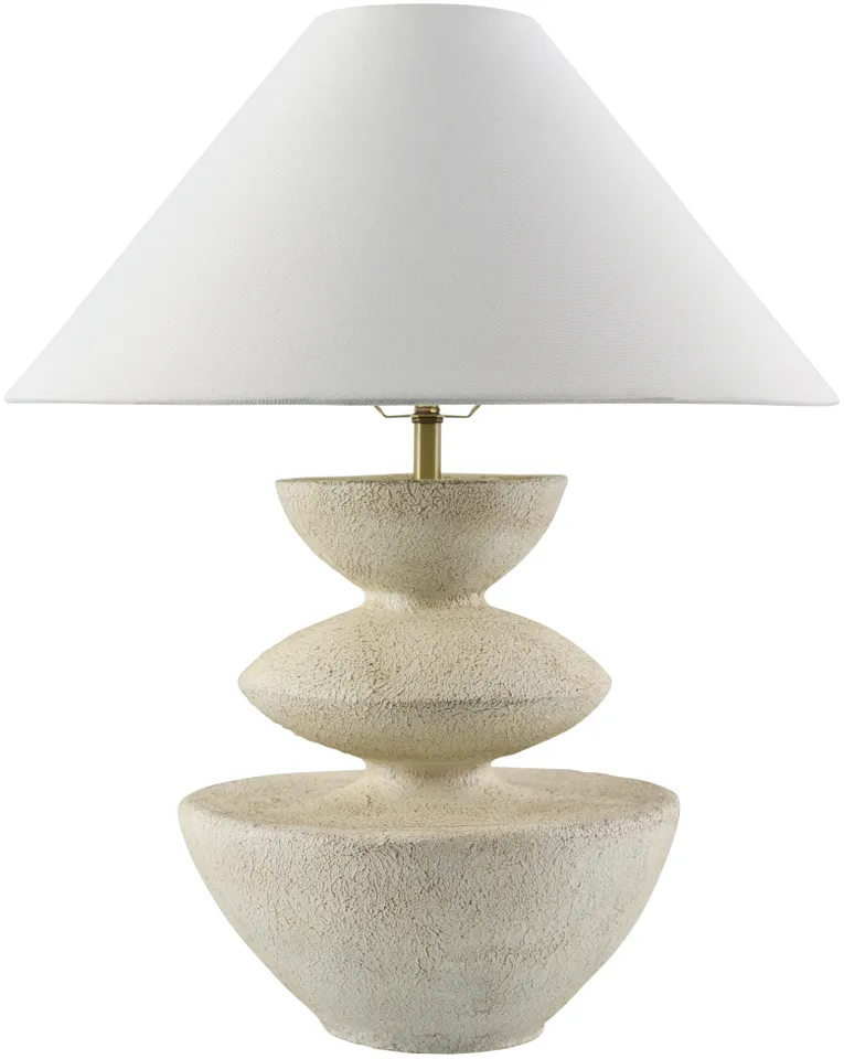 Ostia  Painted 23"H x 19"W x 19"D Accent Table Lamp