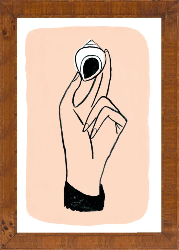 My Hand is My Face by Michael Doyle - Apartment On Belmont for Artfully Walls