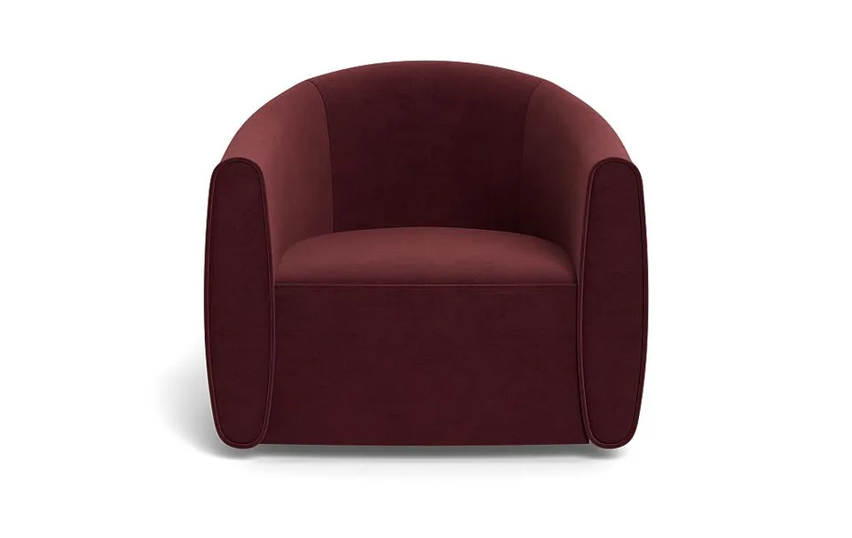 Lawson Swivel Chair with Contrast Piping