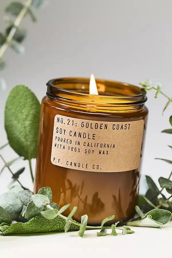 Fresh Golden Coast Glass Candle