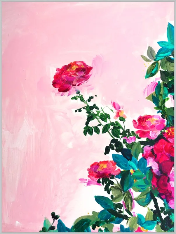 Rose Garden I by Christine Lindstrom for Artfully Walls