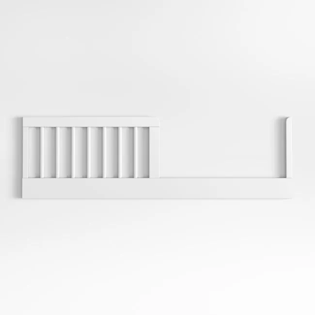 Hampshire White Wood Toddler Bed Rail