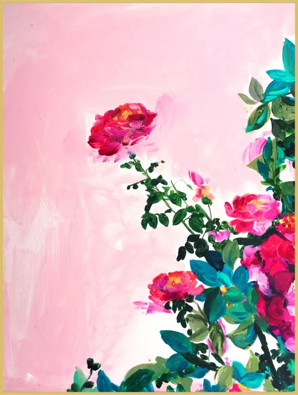 Rose Garden I by Christine Lindstrom for Artfully Walls
