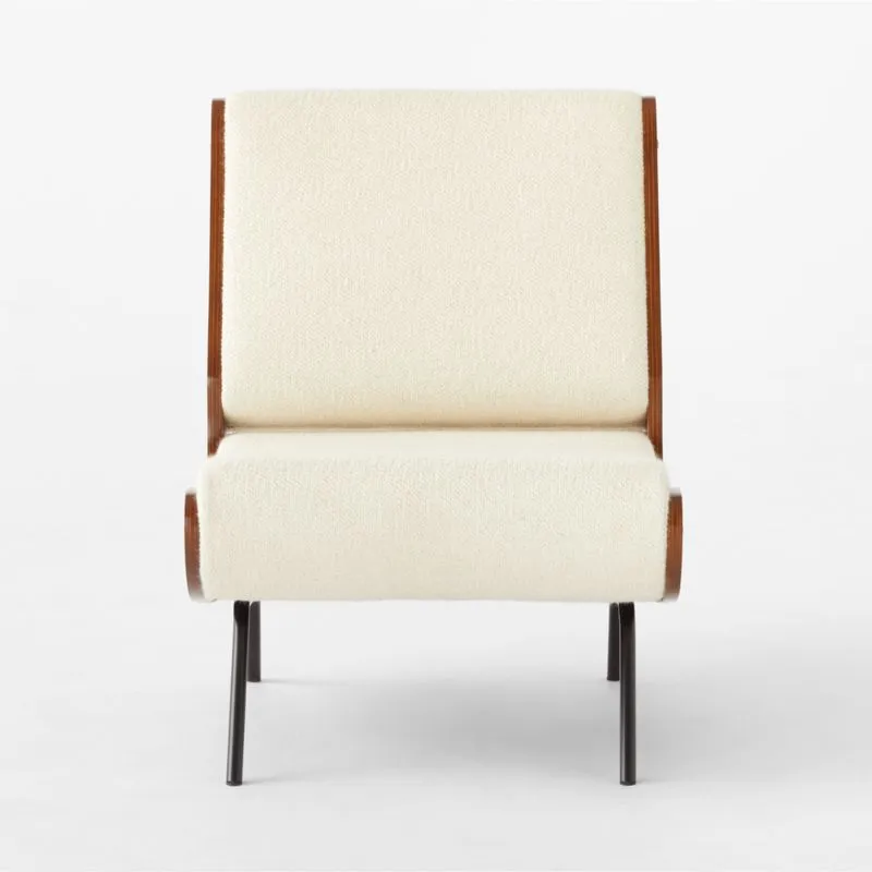 Meda Armless Lounge Chair Kanvas Sand