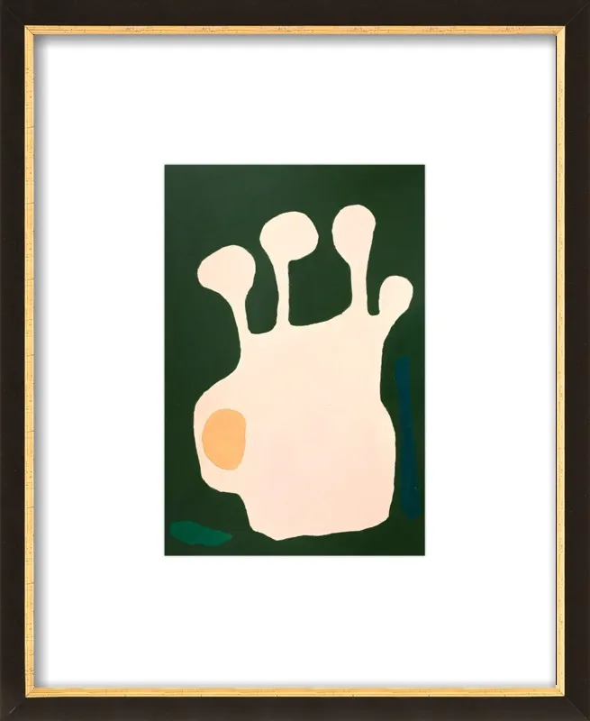 Nectarine Vase, abstraction 11 by Neicy Frey by Neicy Frey for Artfully Walls