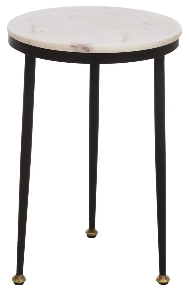 Katya Accent Table - Black / White
