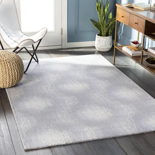 Simpatico Gray Indoor 9' x 12' Machine Woven Rug