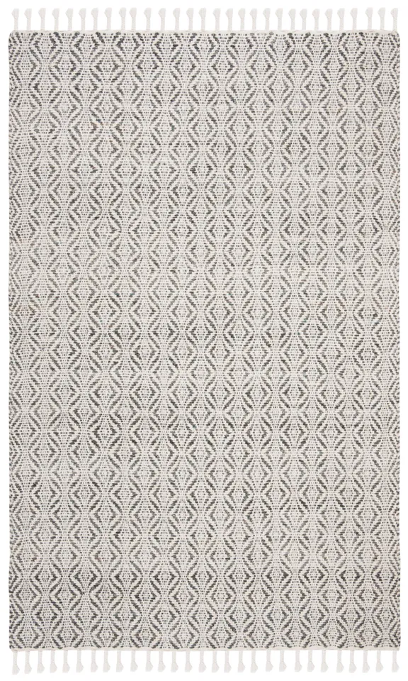 Safavieh Couture Natura Collection Hand Loomed Area Rug, Charcoal, 5' x 8'