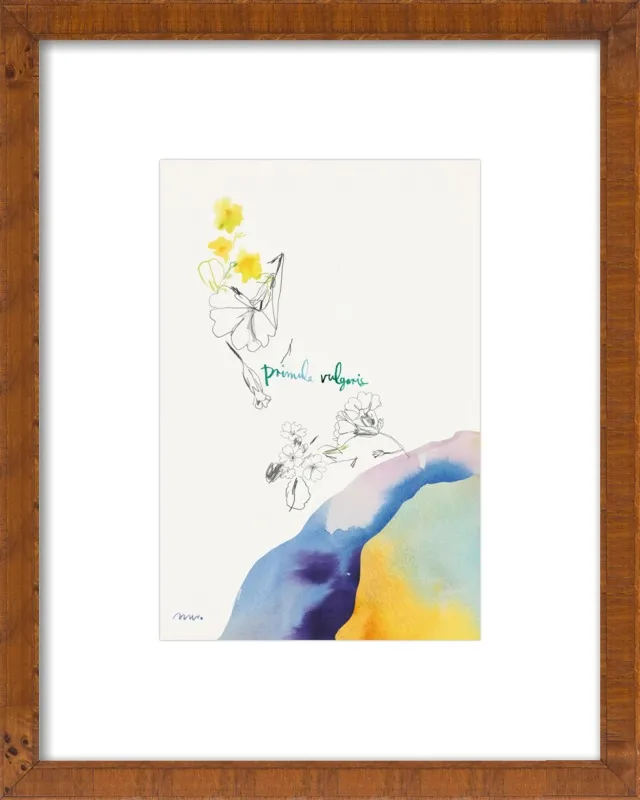Primula Vulgaris by META WRABER for Artfully Walls