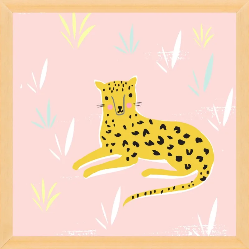 Little Amur Leopard by Lizzie Mackay for Artfully Walls